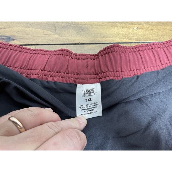 Duluth Alaskan Hardgear Mens Size 3XL Black Lost Lake 10" Lined Swim Shorts - Picture 5 of 13